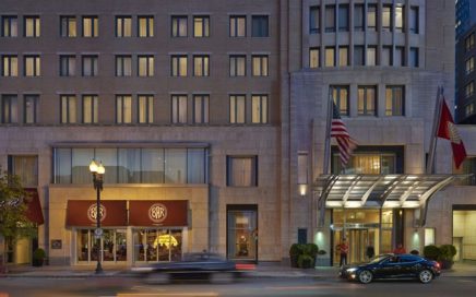 Exterior do Hotel Mandarin Oriental Boston nos Estados Unidos