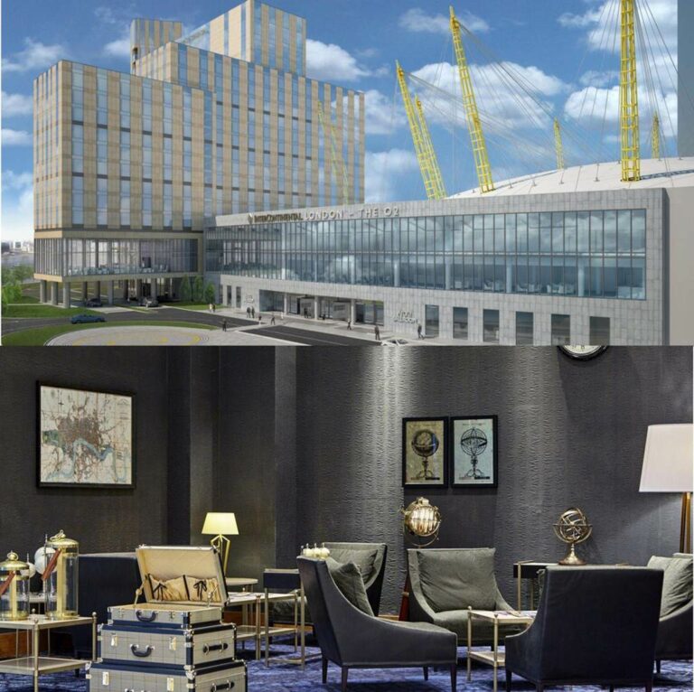 Lobby e edificio do Hotel InterContinental London-The O2
