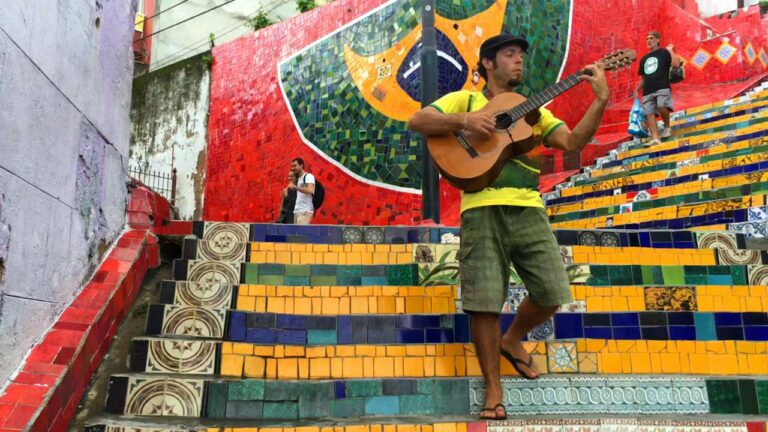 Tocador de violão no Rio de Janeiro - Foto da KLM