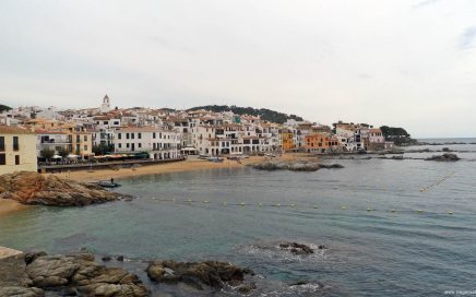 Calella de palafrugell na Costa Brava da Catalunha