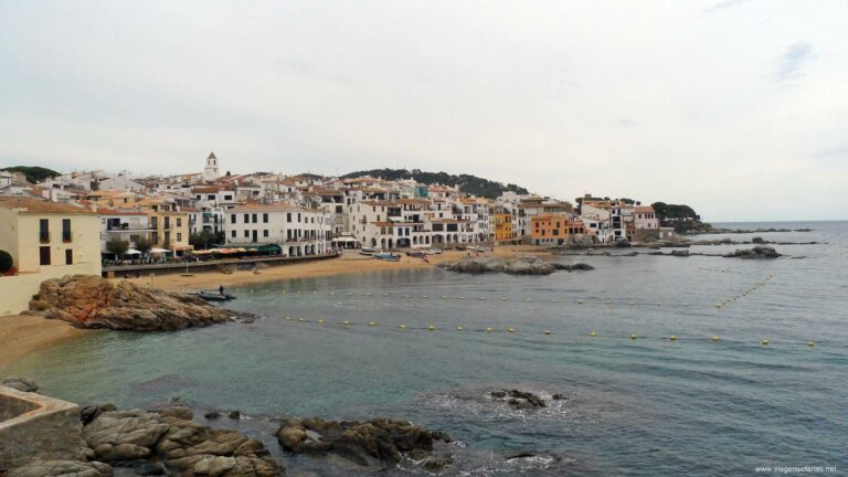 Calella de palafrugell na Costa Brava da Catalunha