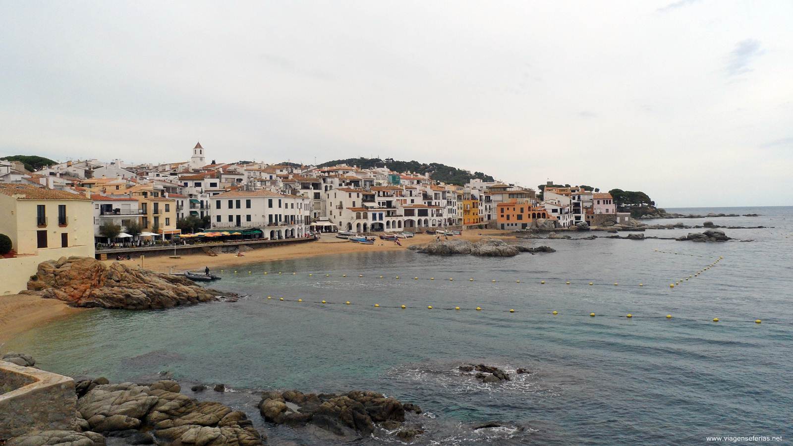 Calella de palafrugell na Costa Brava da Catalunha
