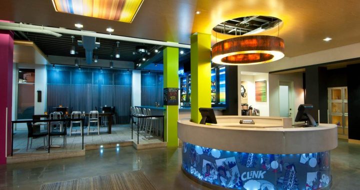 Recepção do Hotel Aloft Winchester do Grupo Starwood