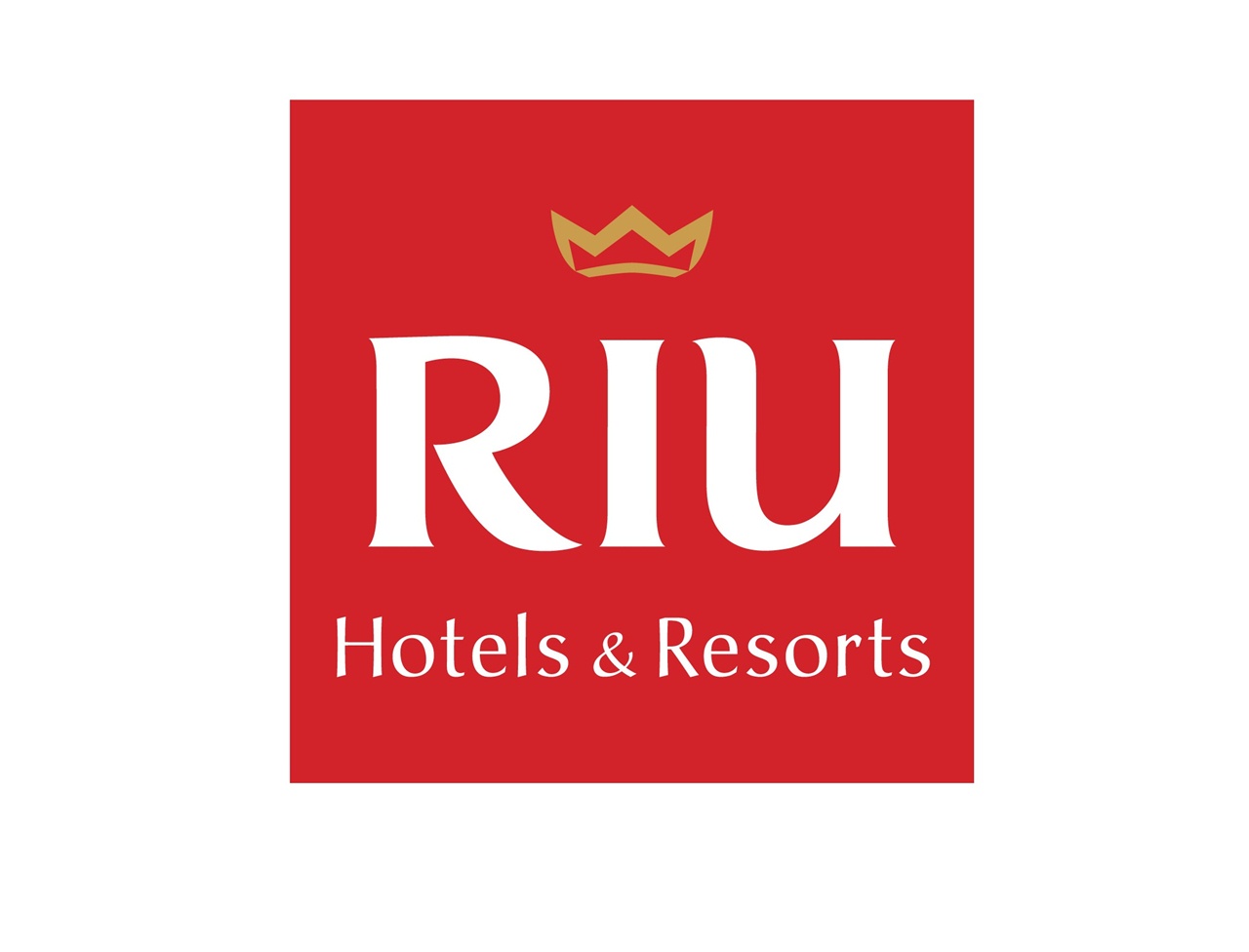 Logo da cadeia hoteleira RIU Hotels & Resorts