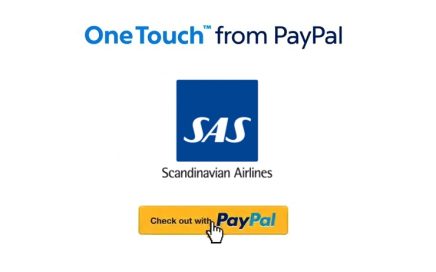 Companhia escandinava SAS permite pagamentos com Paypal One Touch