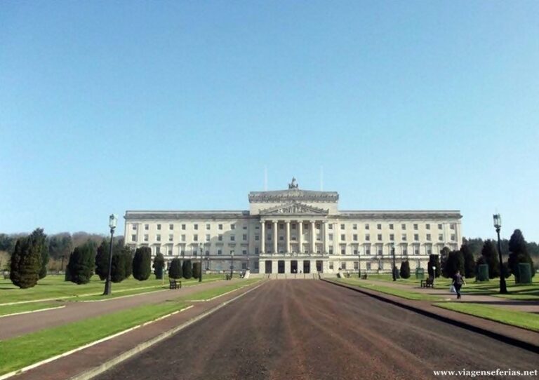Stormont Casas do Parlamento em Belfast na Irlanda