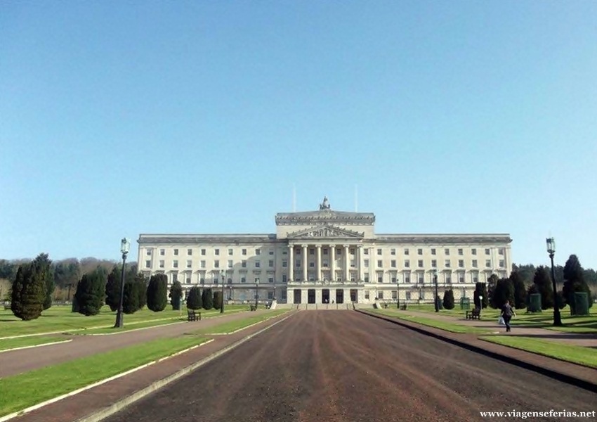 Stormont Casas do Parlamento em Belfast na Irlanda