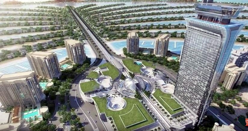 Torre Palm Jumeirah onde vai ficar o hotel St Regis Dubai