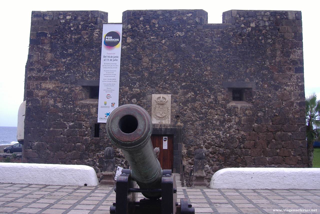 Castelo de São Filipe em Puerto de La Cruz na ilha de Tenerife