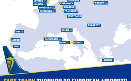 28 aeroportos onde a Ryanair tem embarque rápido
