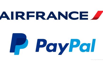 Simbolos da Air France e PayPal