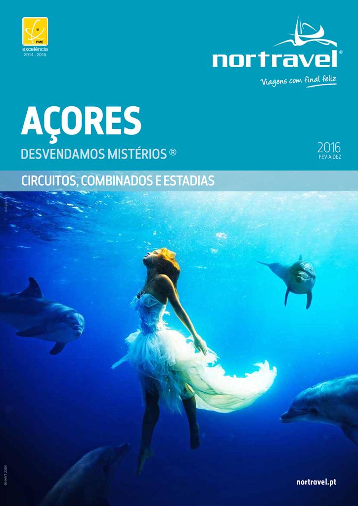 Capa Programa férias nos Açores da Nortravel para 2016