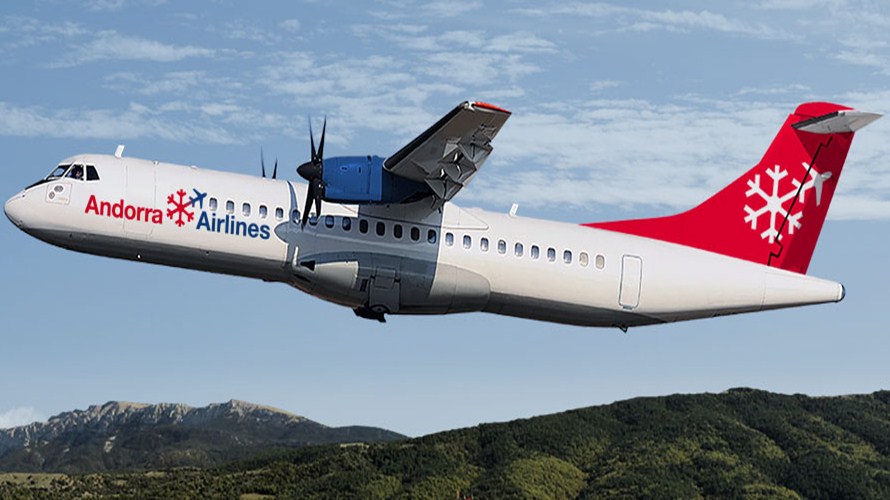 Avião ATR-72 da Andorra Airlines que vai ter voos para Porto