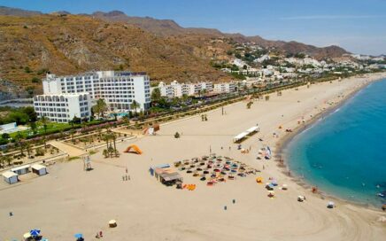 Vista do Hotel Best Indalo em Salou (Espanha) e praia