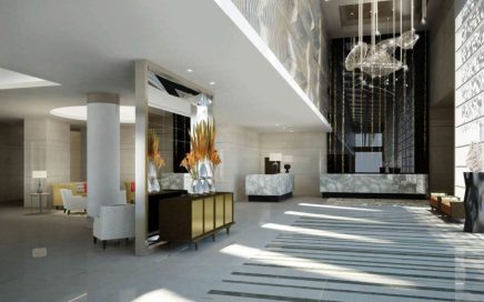 Lobby do hotel Four Seasons Abu Dhabi nos EAU