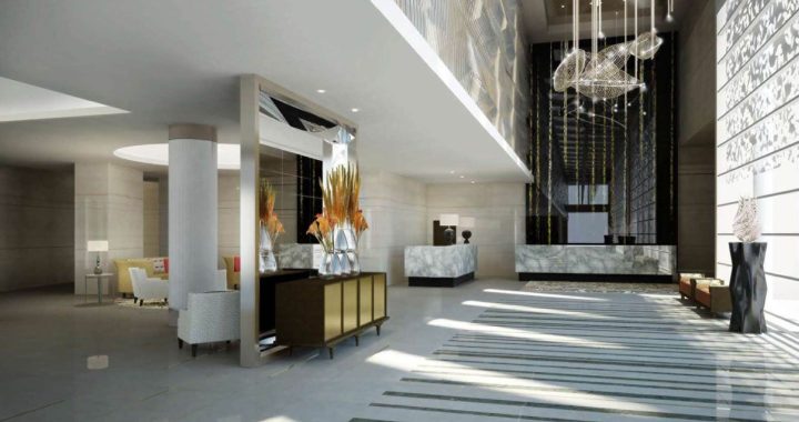 Lobby do hotel Four Seasons Abu Dhabi nos EAU