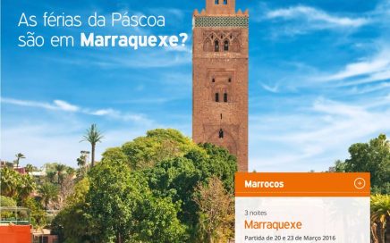 Pacote de férias da Páscoa em Marraquexe desde 389€