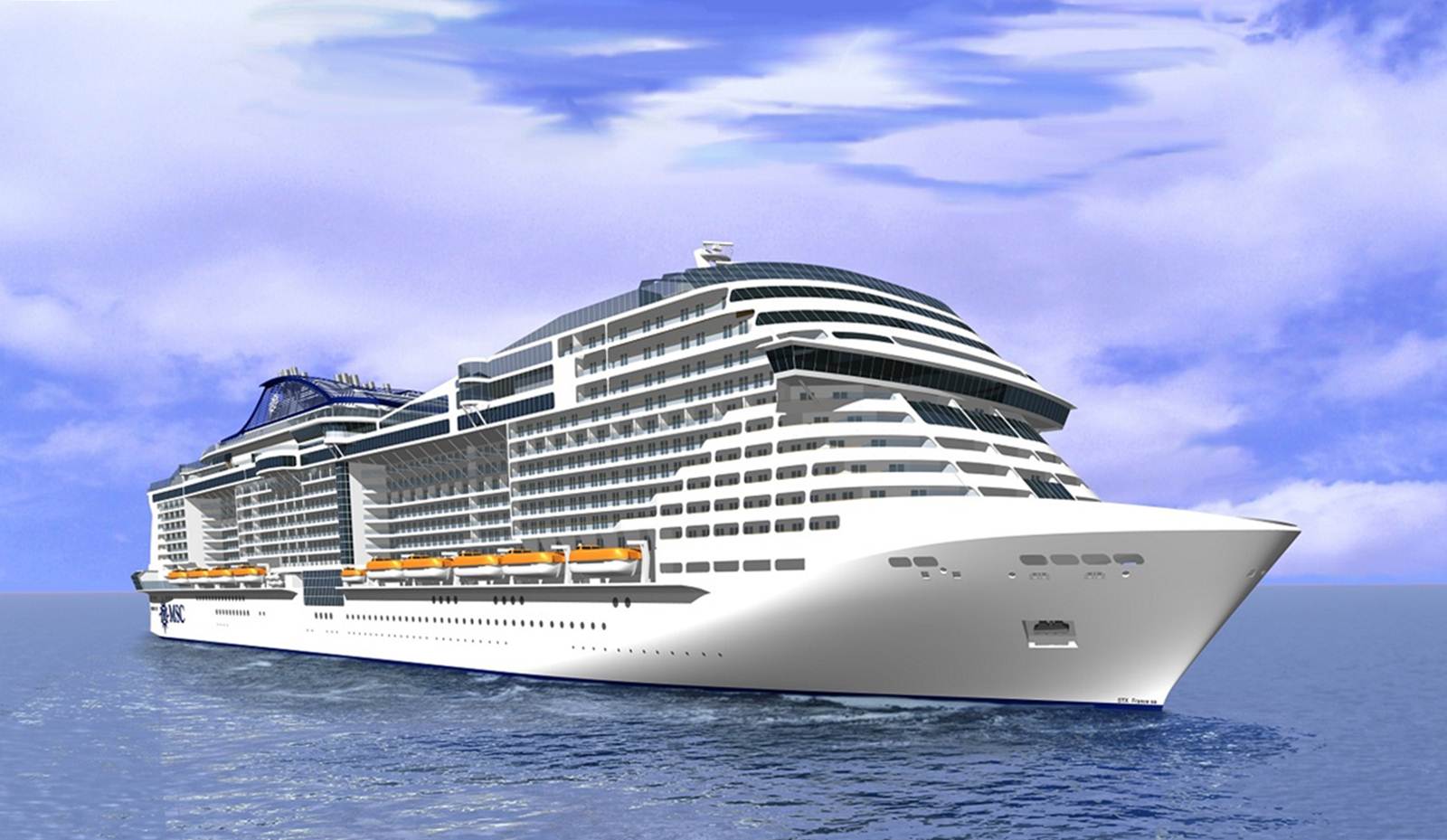 Projecto da Nova classe de cruzeiros Meraviglia da MSC Cruises