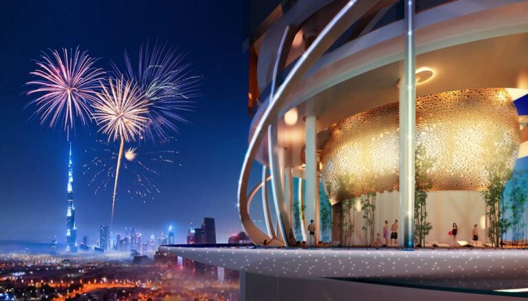 Piscina do futuro hotel Curio Rosemont no Dubai