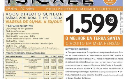 Promoção de Férias em Israel (Terra Prometida) desde 1599€