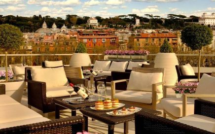 Terraço Panoramico do Hotel Visconti Palace Roma