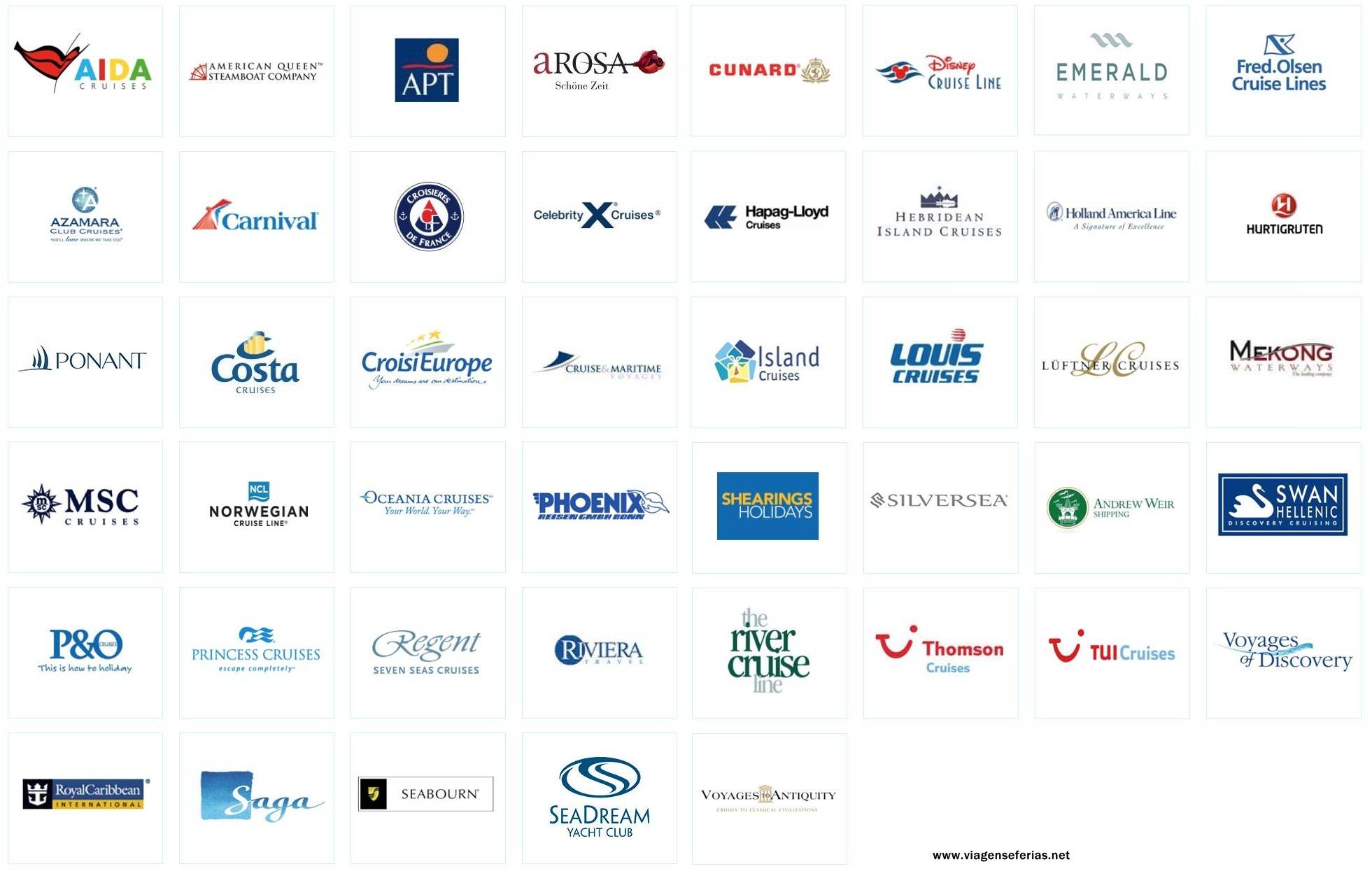 45 membros CLIA - Cruise Lines International Association