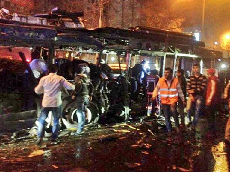Explosão em Ancara na Turquia a 13 de Março
