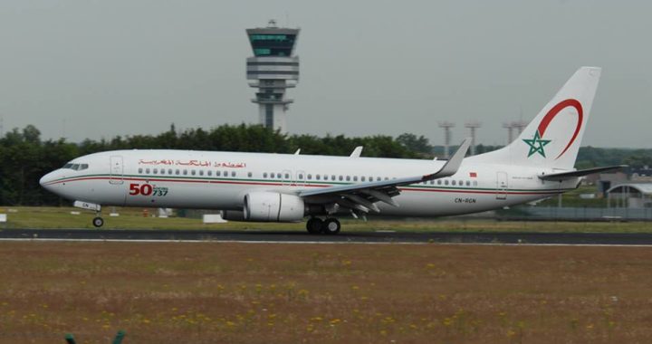 B737 da Royal Air Maroc que costuma voar para Lisboa