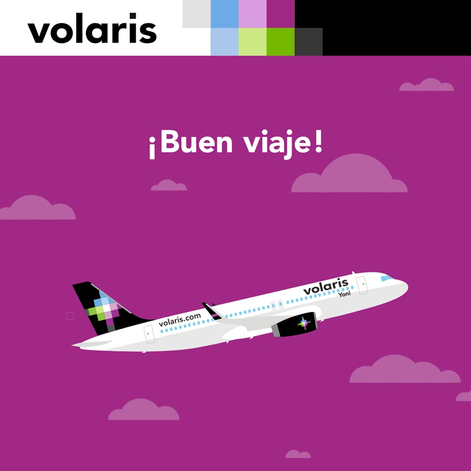 Cartaz de Boa Viagem da Companhia Low Cost Volaris