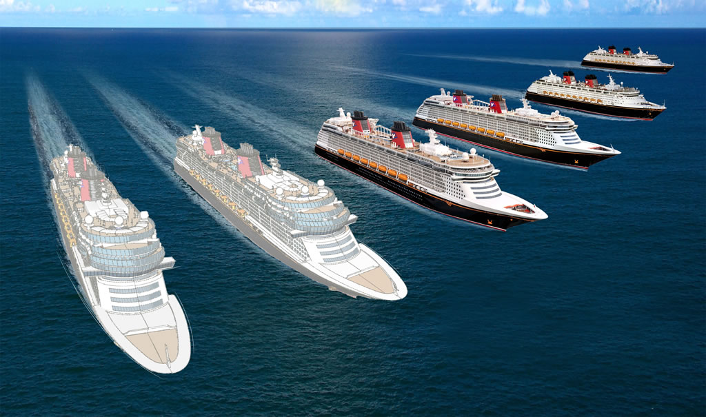 2 novos navios de 135.000 toneladas da Disney Cruzeiros