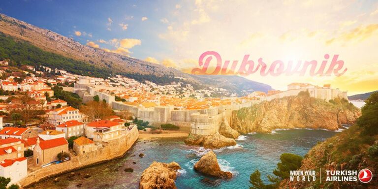 Turkish Airlines passa a ter 3 voos semanais para Dubrovnik