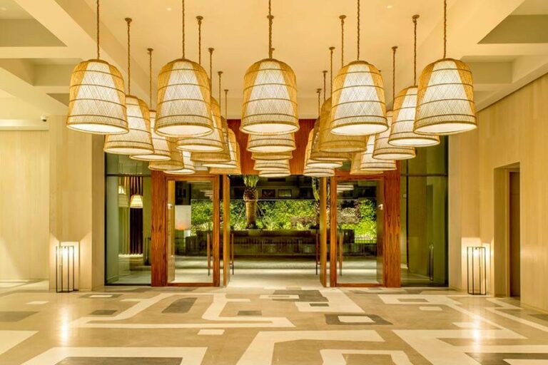 Átrio de entrada no Grand Hyatt Rio de janeiro