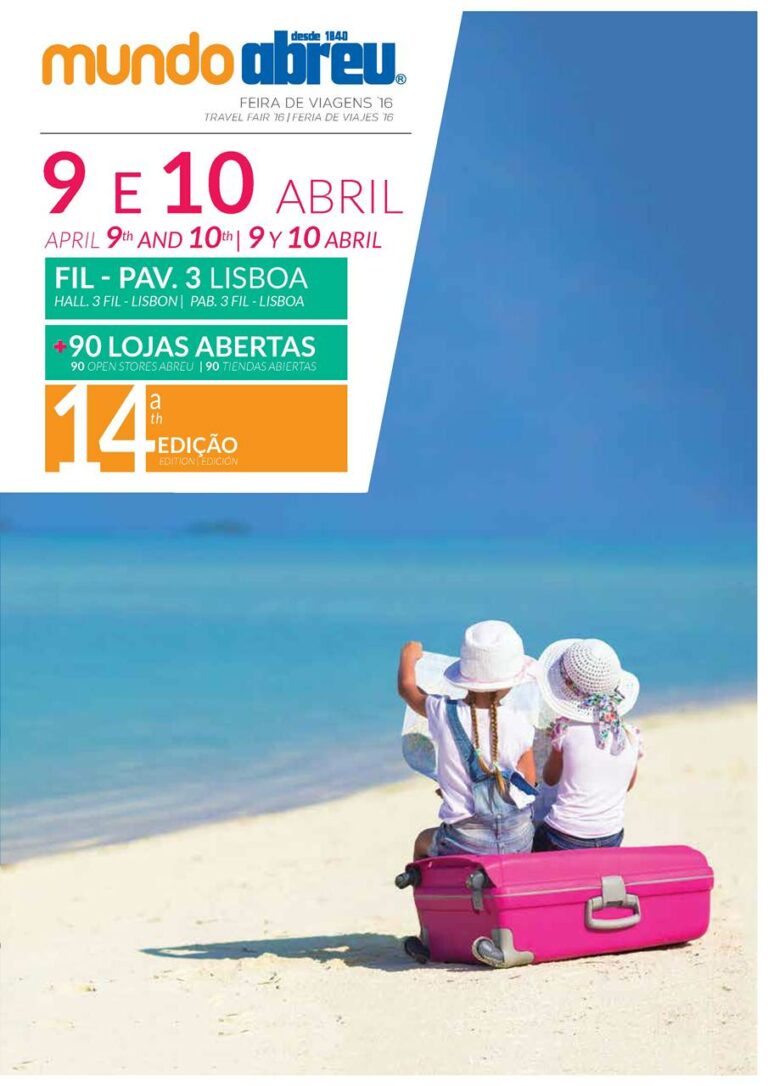 Cartaz de Apresentação Feira de Viagens Mundo Abreu 2016