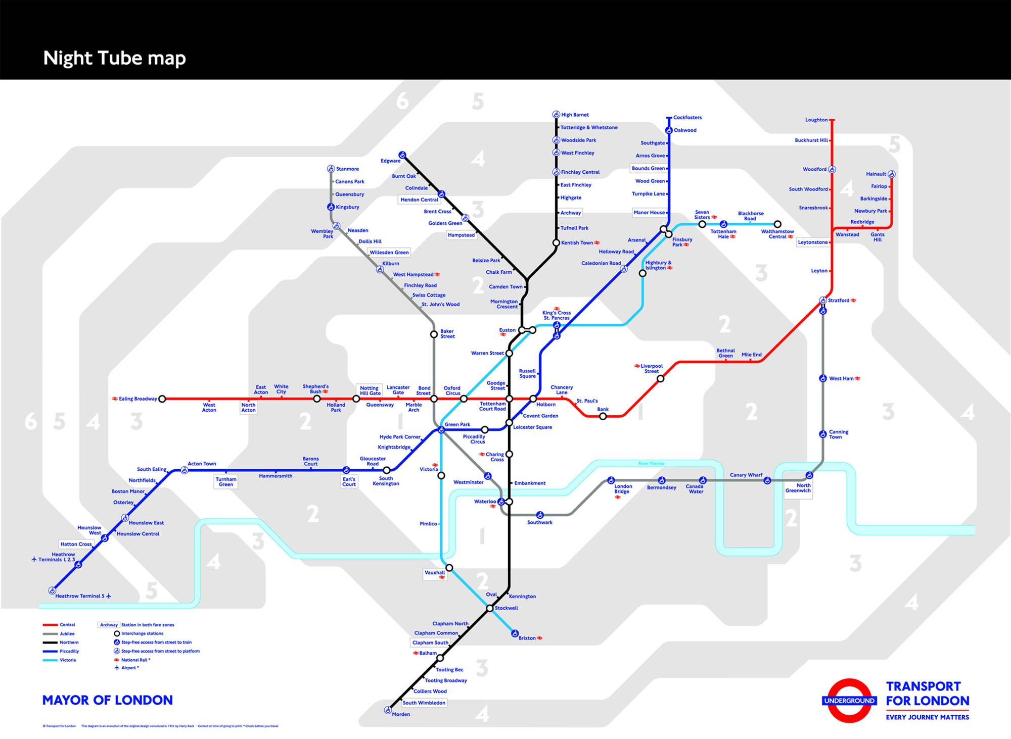Night Tube em Londres - 5 linhas a funcionar 24 horas