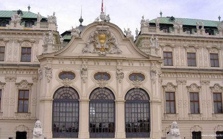 Fachada Principal do Palácio Belvedere Superior em Viena