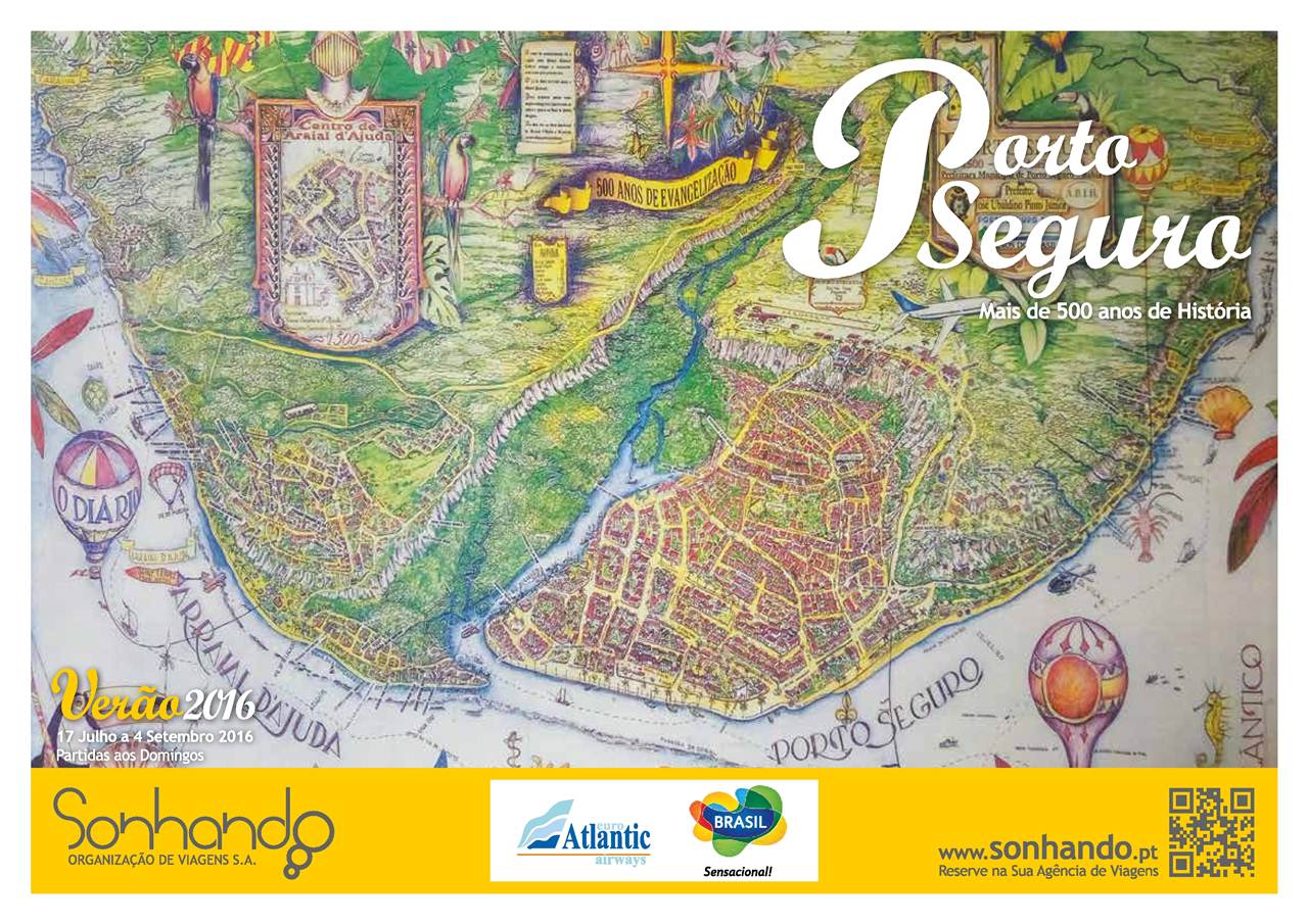 Pacote de férias Porto Seguro e Arraial d'Ajuda com estadia de 7 noites