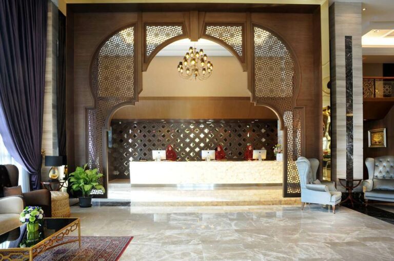Recepção e Lobby do Hotel Al Meroz Bangkok - Tailândia