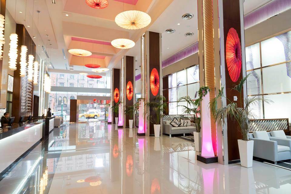 Entrada do Hotel Riu Plaza New York Times Square