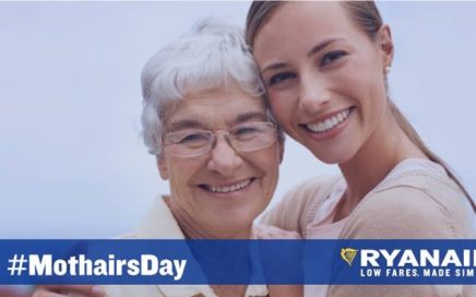 Concurso Dia da Mãe até 6 de Maio pela Ryanair