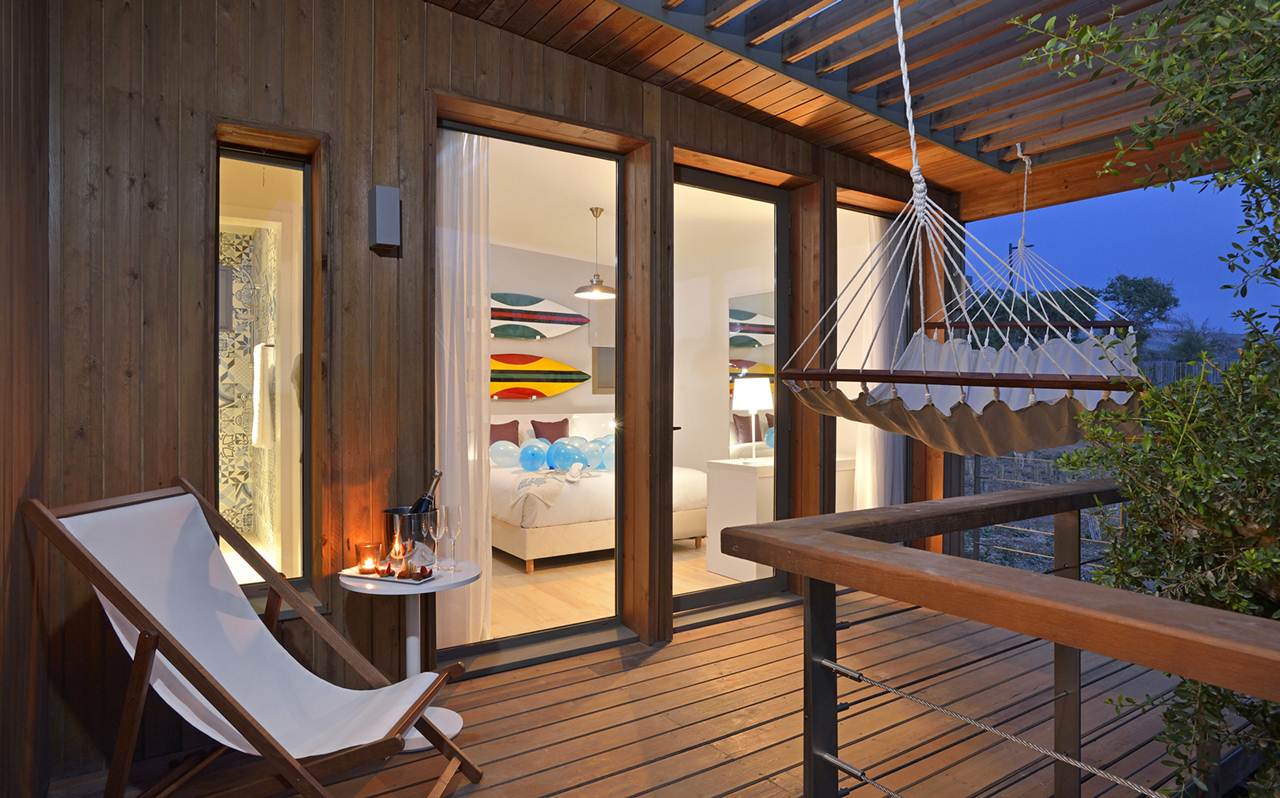 Terraço do Bungalow no Hotel Sol House Taghazout