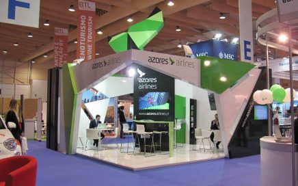 Stand da Companhia Aérea Azores Airlines na BTL 2016