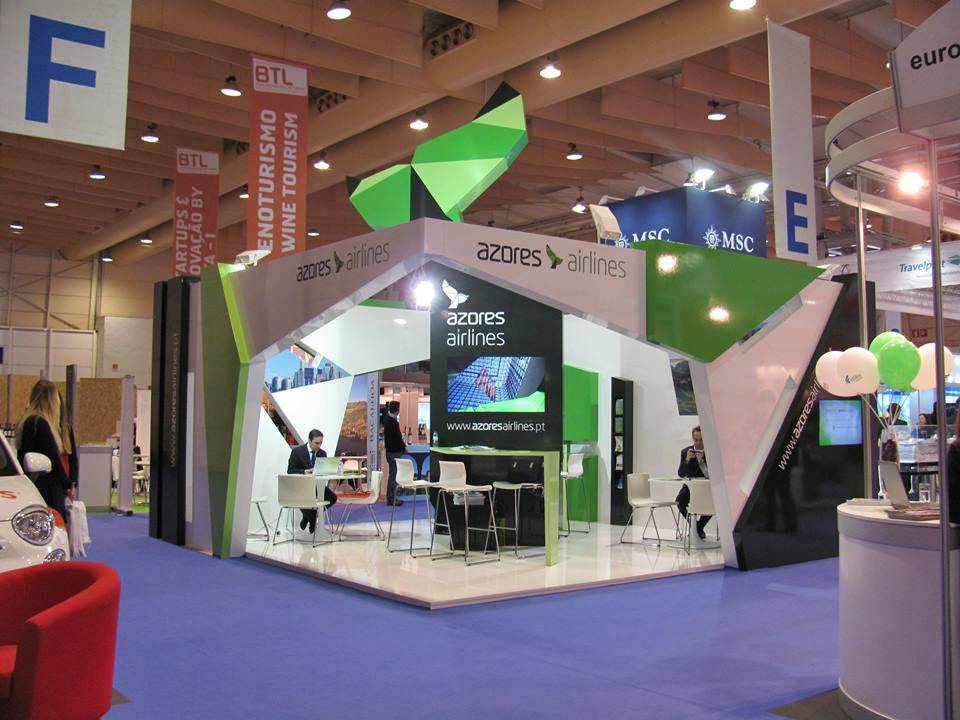 Stand da Companhia Aérea Azores Airlines na BTL 2016