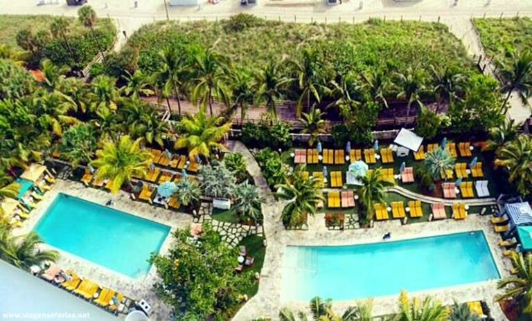 As 2 piscinas do Hotel The Confidente em Miami Beach da Unbound