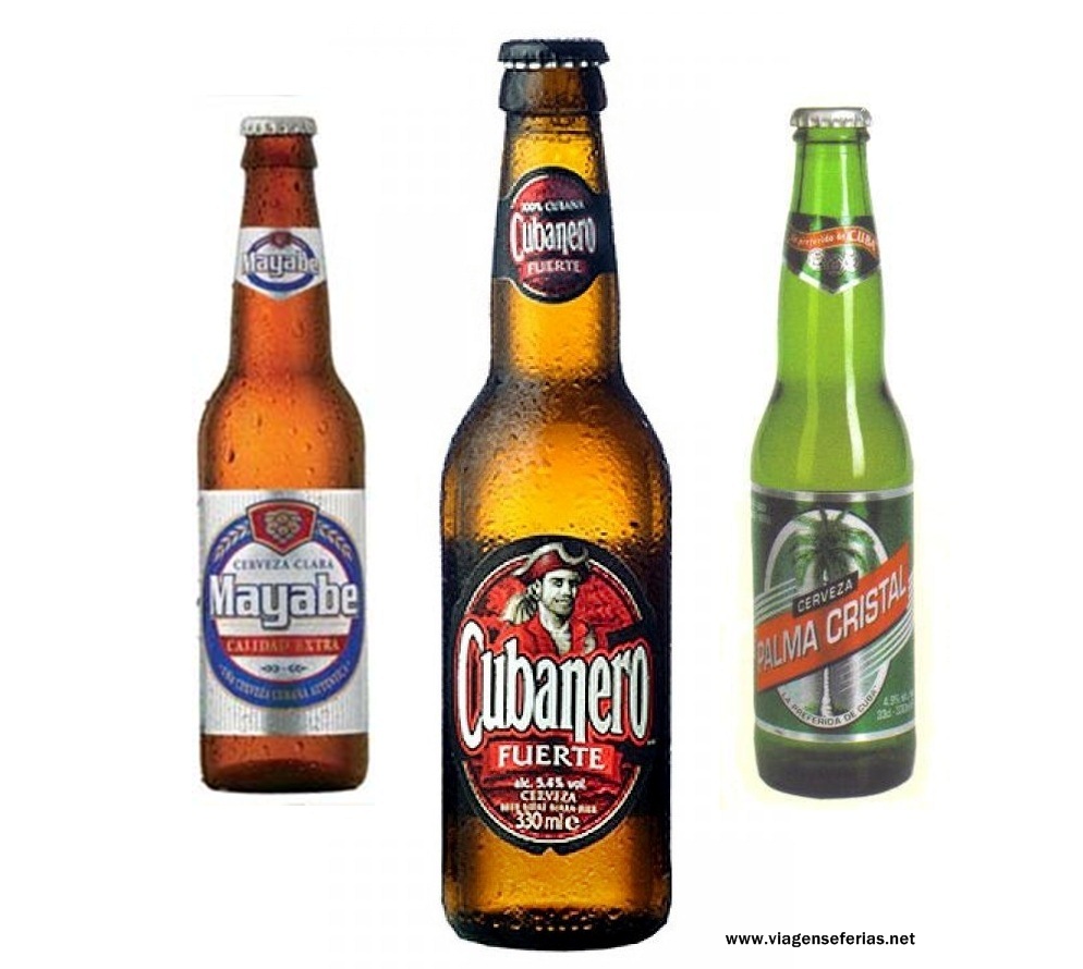 3 cervejas de Cuba: Cubanero, Cristal e Mayabe