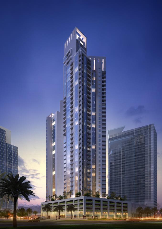 Mövenpick Hotel Apartamentos Al Burj Business Bay no Burj Khalifa Boulevard (Dubai)