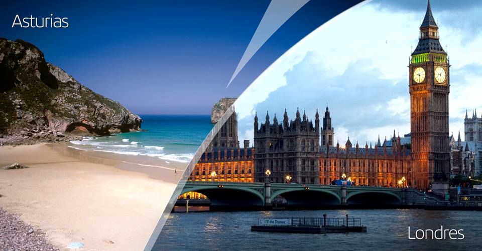 Asturias e Londres ligadas por vos low cost Iberia Express