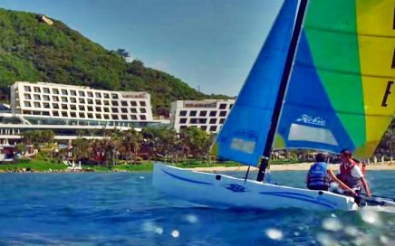 Club Med Sanya na China visto do mar