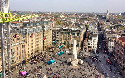 Dam Square e hotel NH Collection Krasnapolsky em Amesterdão