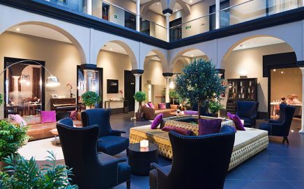 Sala de estar do Hotel Eurostars Sevilla Boutique 4*