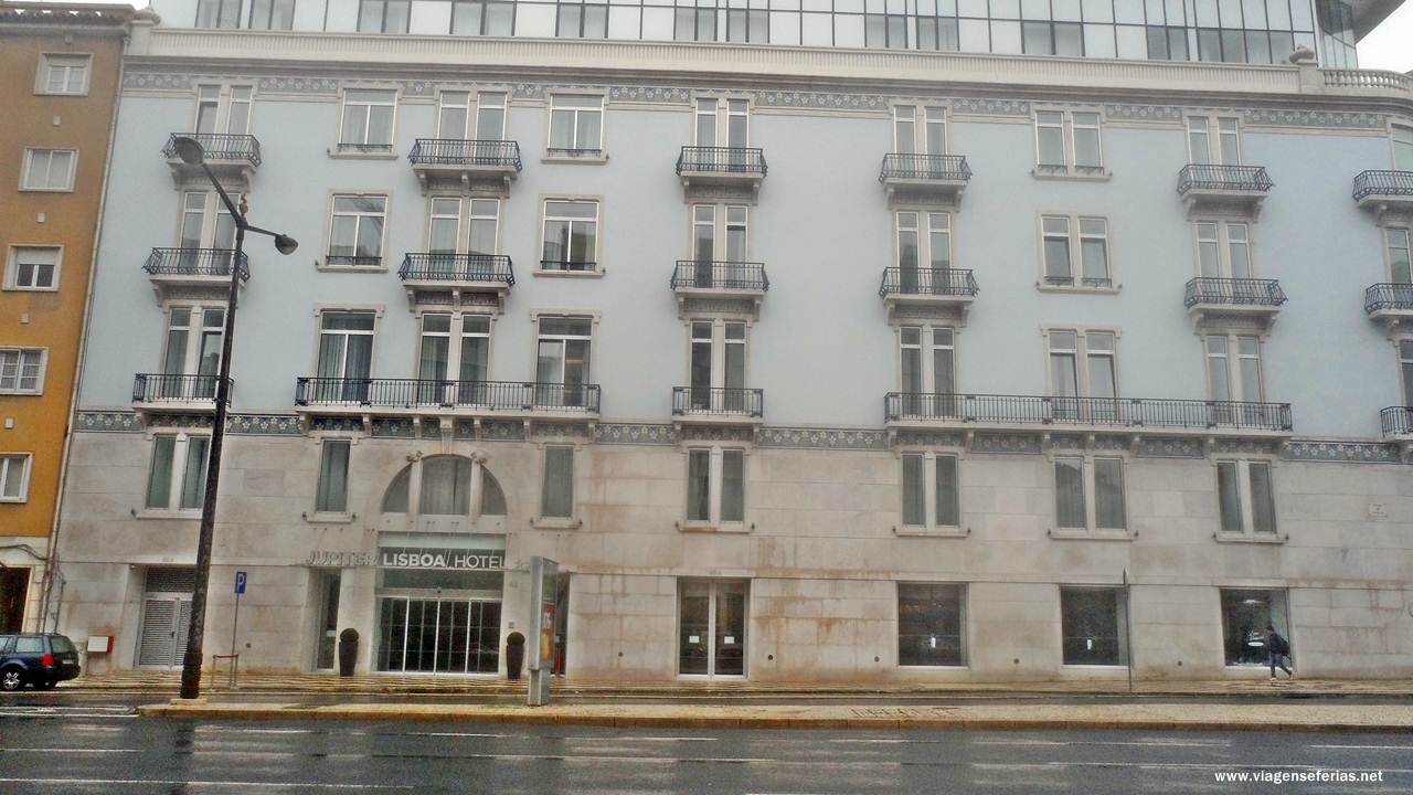 Fachada da avenida da República do Hotel Jupiter Lisboa